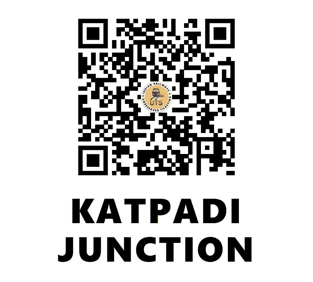 UTS QR Code for Katpadi Junction - KPD